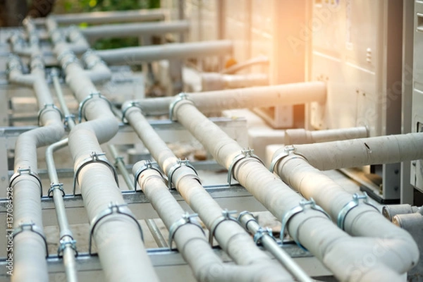 Obraz System chłodzenia rur.