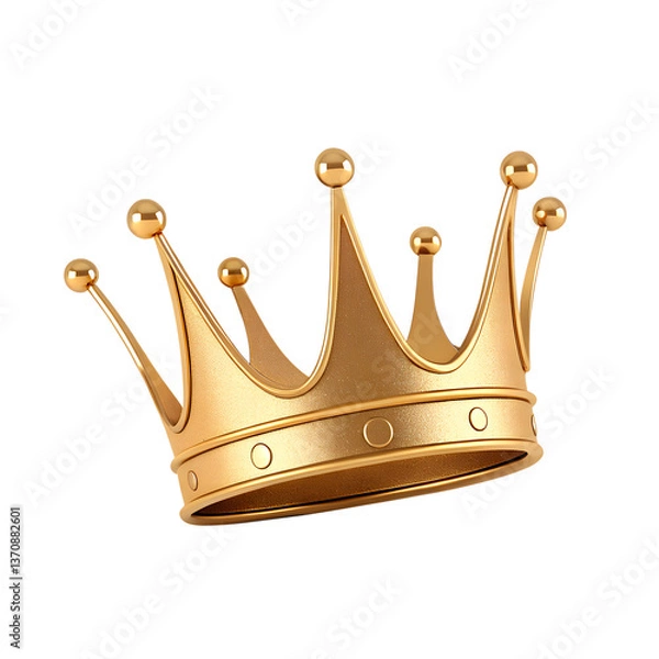 Fototapeta beautiful design crown  vector style image