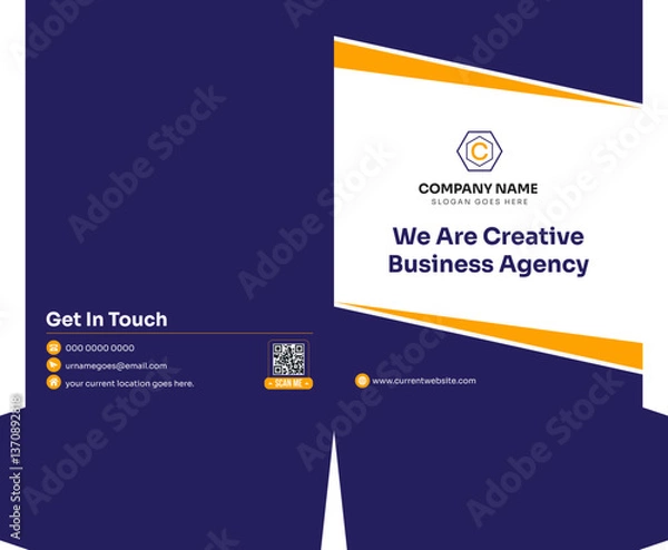 Obraz Presentation folder design