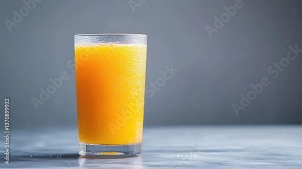 Obraz Refreshing citrus drink in a glass