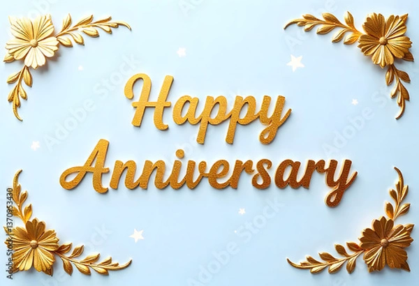Obraz Happy Anniversary Card