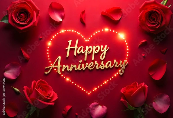 Obraz Happy Anniversary Card