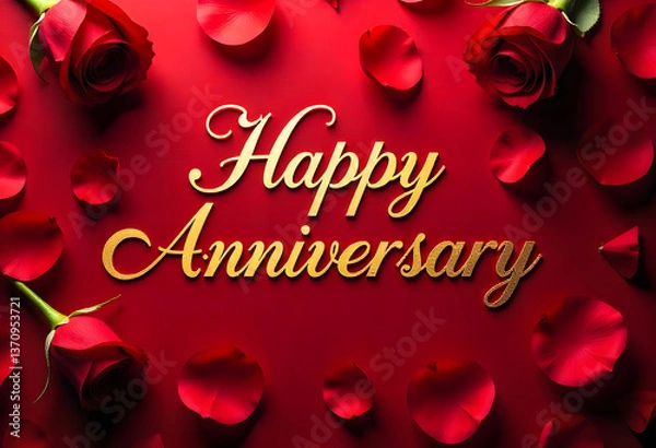 Obraz Happy Anniversary Card