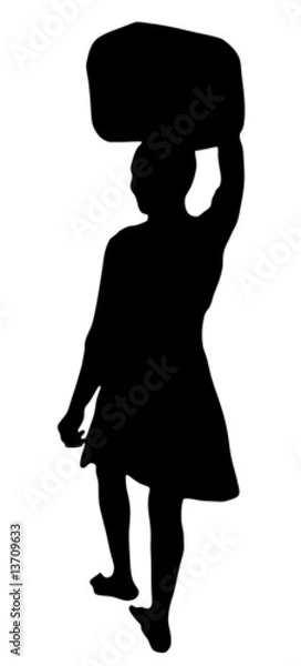 Fototapeta portatrice d'acqua