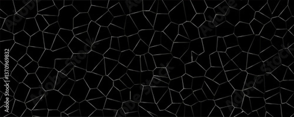 Fototapeta Dynamic Abstract Mosaic with Intricate Structural Grid Patterns

