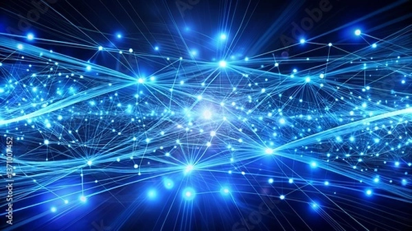 Fototapeta Abstract blue background