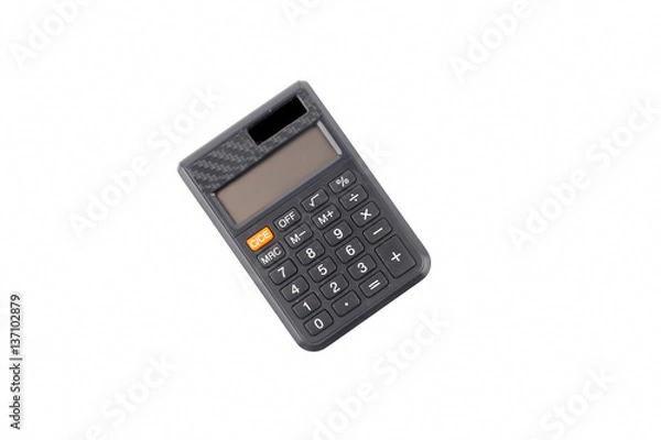 Fototapeta Calculator isolated on white background