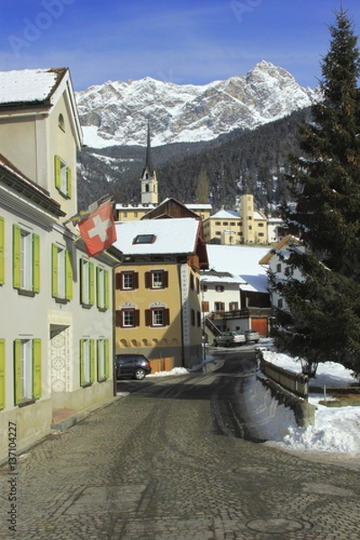 Obraz Savognin, oberer Dorteil