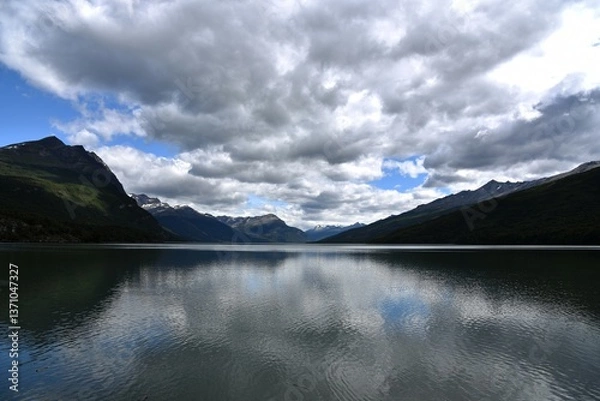 Obraz View at Tierra del Fuego in Argentina