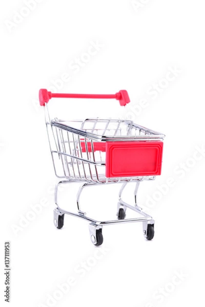 Obraz the troley isolate on white