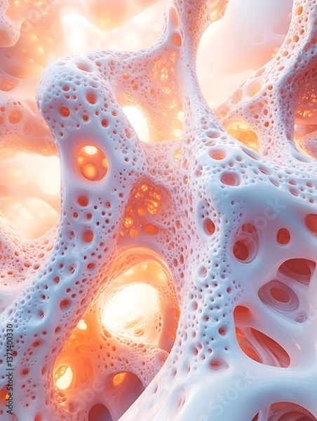 Fototapeta Abstract Cellular Structure