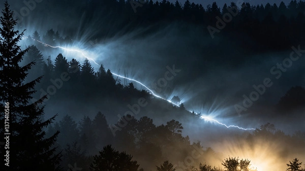 Obraz Neon Fiber Matrix