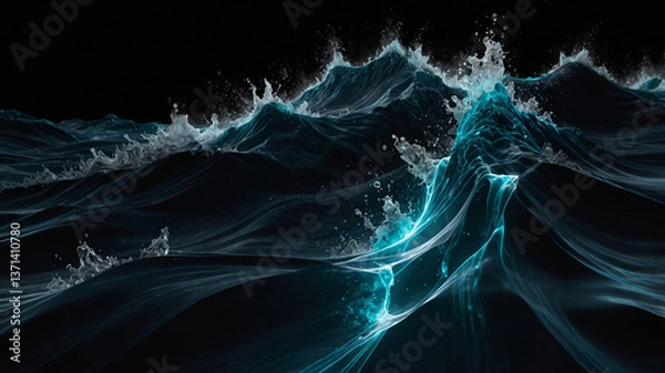 Obraz Fractal Energy Waves