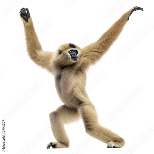 Fototapeta Gibbon AI Generated Image