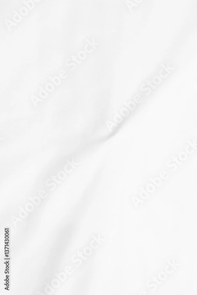Obraz  white bedding sheets texture for background