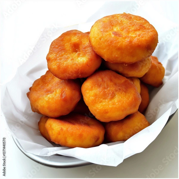 Obraz Round Cripsy Nigerian Akara