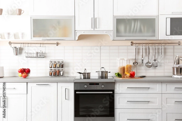 Obraz Nowe nowoczesne wnętrze kuchni