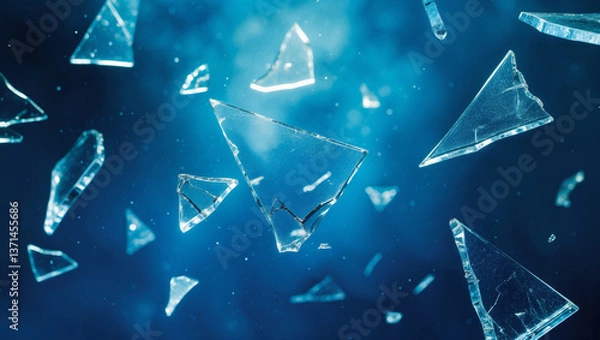 Obraz abstract blue background