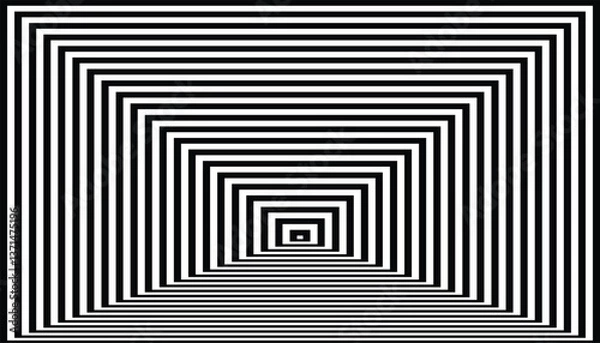 Obraz abstract black and white labyrinth background with columns