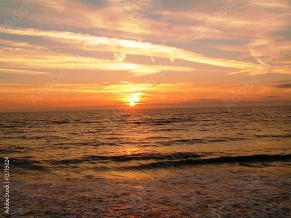 Obraz coucher de soleil