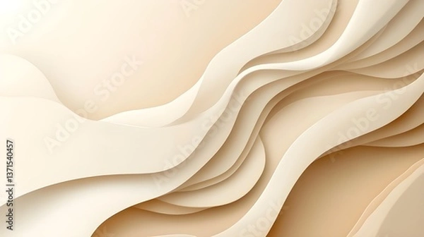 Fototapeta Minimalistic_abstract_light_beige_background_for
