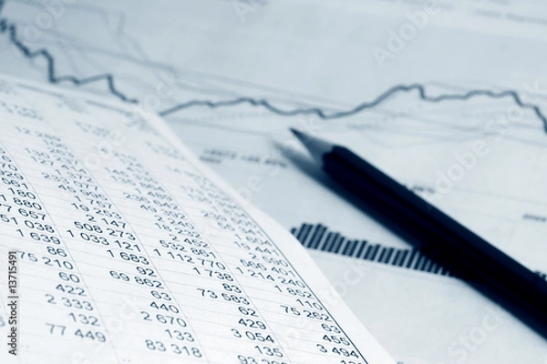 Obraz Financial analysis.