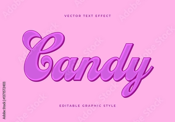 Obraz Pink Cursive Smooth Valentine Style Text Effect