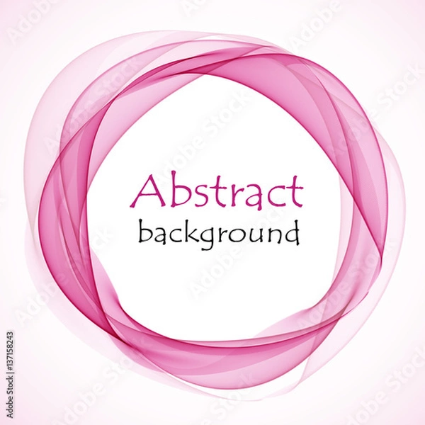 Fototapeta Abstract background with pink circle