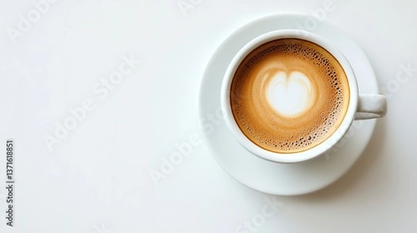 Obraz Coffee for you with white background
