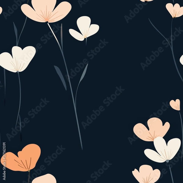 Obraz seamless floral pattern