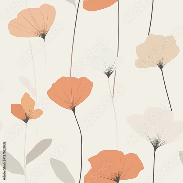 Obraz seamless floral pattern