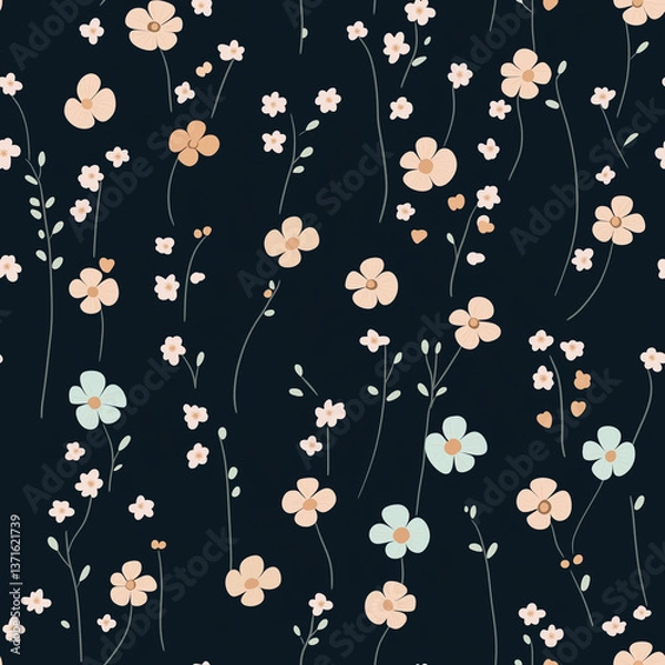 Obraz seamless floral pattern