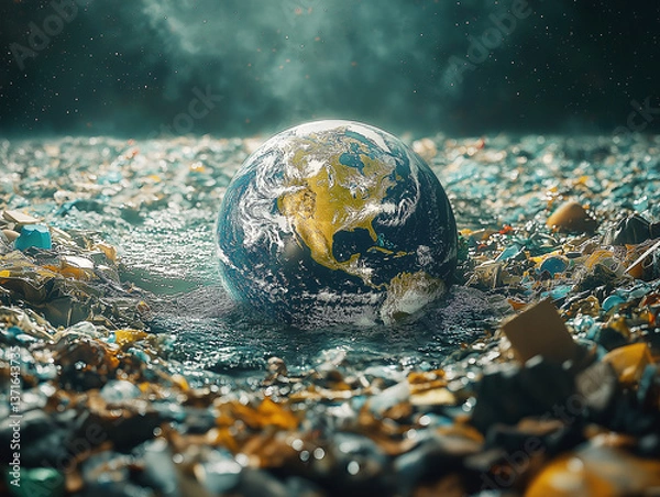 Fototapeta polluted global environment