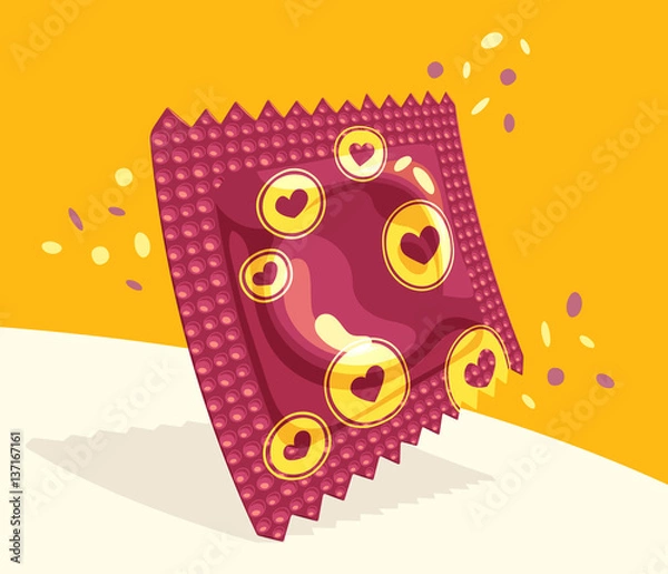 Fototapeta Pakiet świąteczny prezerwatywy - podobny do brazylijskich darmowych dystrybucji