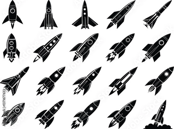 Fototapeta Rocket SVG Bundle
