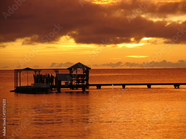 Fototapeta coucher de soleil