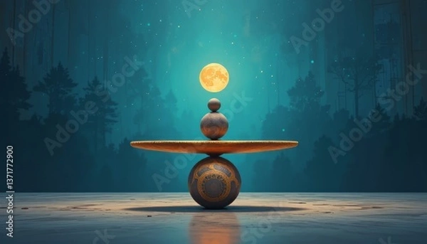 Obraz Harmony of Balance and Nature