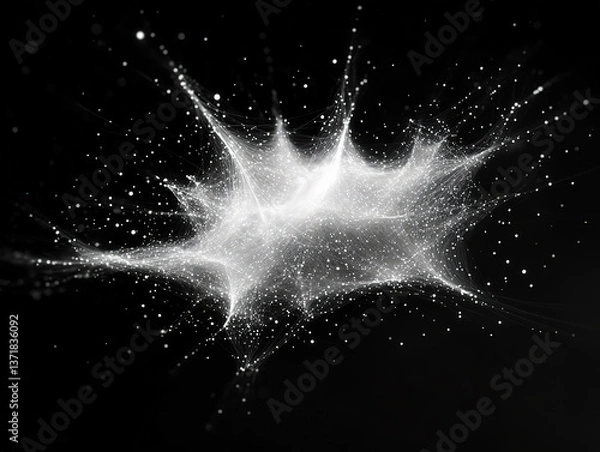 Fototapeta Cosmic Explosion Abstract Art