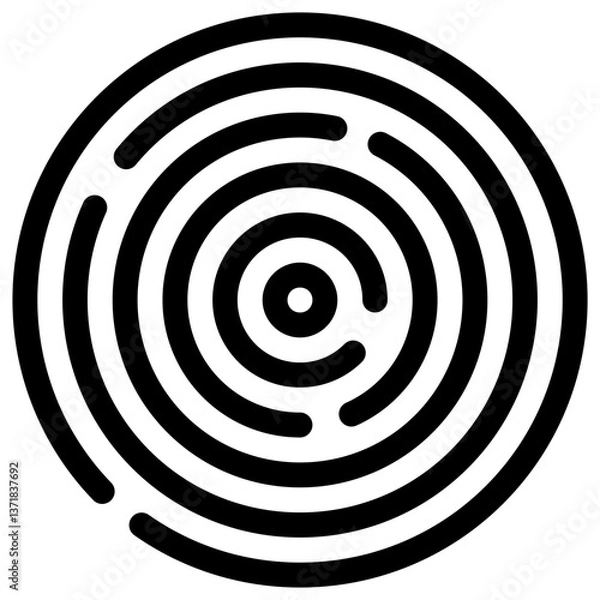 Fototapeta Verified icon, symbol of authenticity and trust