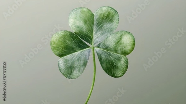 Obraz leaf_clover_isolated_on_a_transparent_backgr_