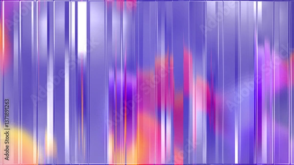 Obraz Blured glass colors visible through textured.