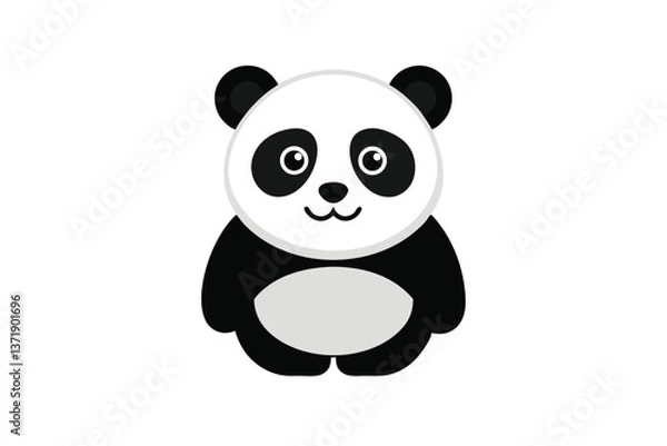 Obraz panda bear cartoon