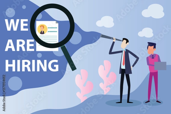 Fototapeta Seeking New Talent Open Hiring Process