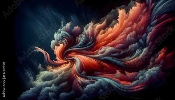 Obraz air element unconventional design