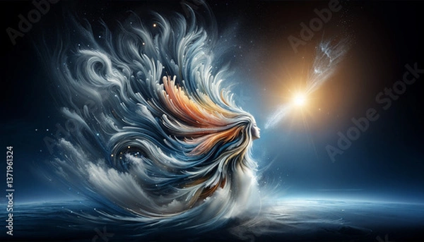 Obraz air element unconventional design