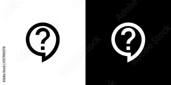 Fototapeta Question Mark Chat
