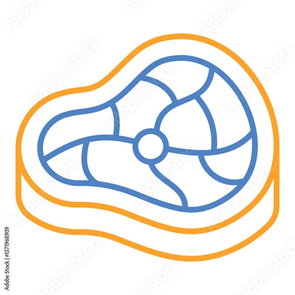 Fototapeta Meat Icon