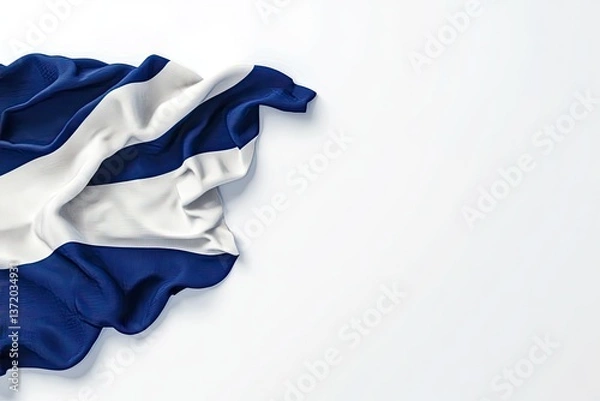 Fototapeta Pixel Perfect Picture of Scotland Flag Banner Design Isolated on White Background