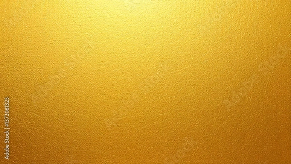 Fototapeta Luxury Gold Foil Texture with Fine Metallic Grain and Reflective Sheen