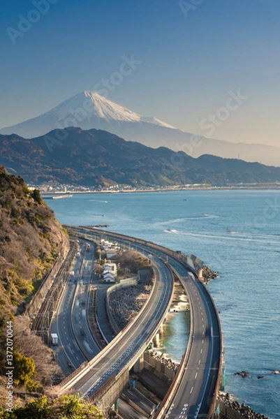 Obraz 薩埵峠からの富士山の眺望